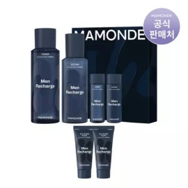 Mamonde 마몽드 NEW 맨 리차징 2종 세트 (스킨 180ml + 로션 150ml) Mamonde New Man Recharging 2-Piece Set (Skin 180ml + Lotion 150ml)