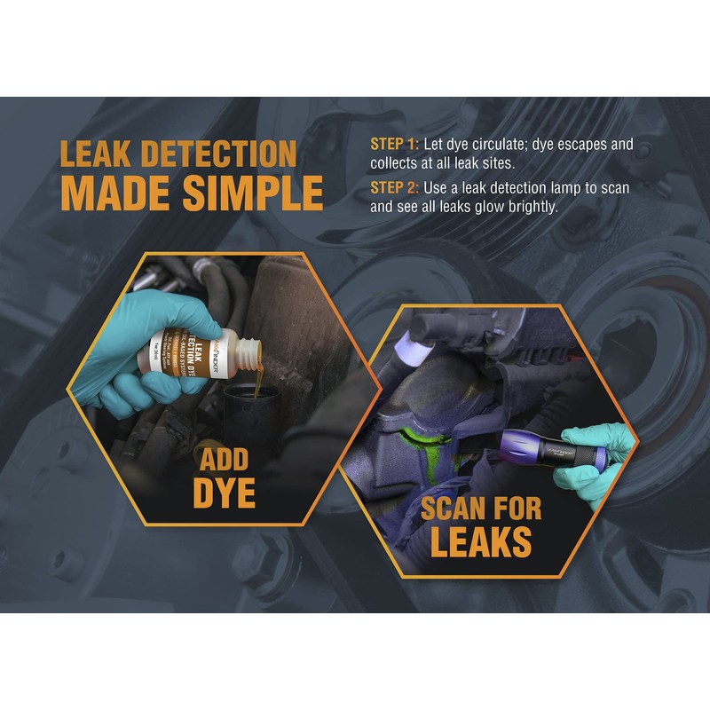 LEAKFINDER LF021 Auto Fluids & Air Conditioning Refrigerant Leak Detection