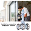 2Pcs Door Hanging Wheel Pulley Roller Glass Door Accessory for