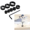 zalati Drill Stop Kit 8pcs Bit Collar Drill Depth Stopper