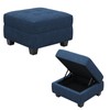 Belffin Ottoman Module with Storage for Modular Sofa Sectional Couch