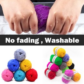 Knitting Yarn 12 Pack Soft Yarn for Crocheting and Knitting Craft Project Acrylic Crochet Yarn Ball