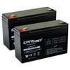 ExpertPower®6V 10Ah SLA Rechargeable Battery / 2 Pack