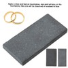MOVKZACV Practical Gold Testing Stone, Touchstone Gold Detection Stone, Jewelry