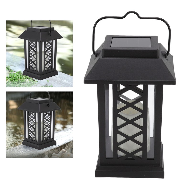 Outdoor Hanging Solar Lantern Energy Saving Warm Light Rechargeable Solar