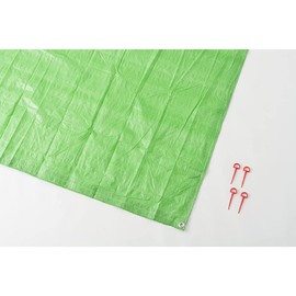 アサヒ興洋 レジャーシート 6~7人用 3畳 170×260cm 軽量 丈夫 持ち運び 携帯 防水 シートピン付き ビッグシート ライト 1枚入