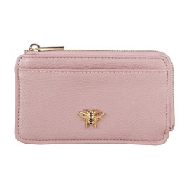 Alice Wheeler Bumble Bee Coin and Card Purse (Pink)