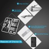 Yougai 18PCS Stainless Steel Nail Clippers Set Manicure Pedicure Kit