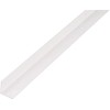 Alberts 479305 Angle Profile, Plastic, White, 2000 x 10 x