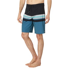 Billabong Men's Standard All Day Stripe Pro Board Short, Vintage Indigo, 32