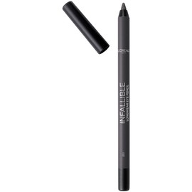 L'Oreal Paris Makeup Infallible Pro-Last Pencil Eyeliner, Waterproof & Smudge-Resistant, Glides on Easily to Create any Look, Grey, 0.042 oz.