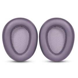 YunYiYi Ear Pads Ear Cushions Compatible with JLab JBuds LUX ANC Headphones Replacement Earpads Protein Leather Cover Repair Part (Light Purple)