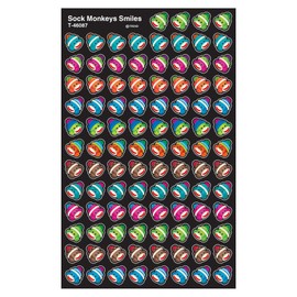 Sock Monkeys Smiles superShapes Teacher Reward Stickers
