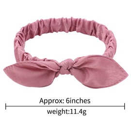3 Pcs Women Headbands Vintage Bows Hair Headband Elastic Makeup Washing Face Headband for Women Girls
