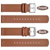 Wocci Thin Flat Watch Straps for Men and Women, Top