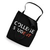 College Stud Funny Student Tote Bag