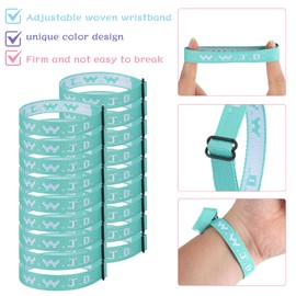 18PCS WWJD Christian Bracelet Pack for Women Men, Jesus Gifts Wristbands, WWJD Bracelets - What Would Jesus Do Bracelet, 18 Green