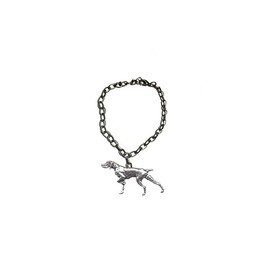 gifts for all A30 Pointer Dog Pewter on a Antique Bronze Wrist/Ankle wear