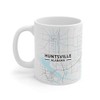 Huntsville, Alabama AL Map Mug (11 oz)