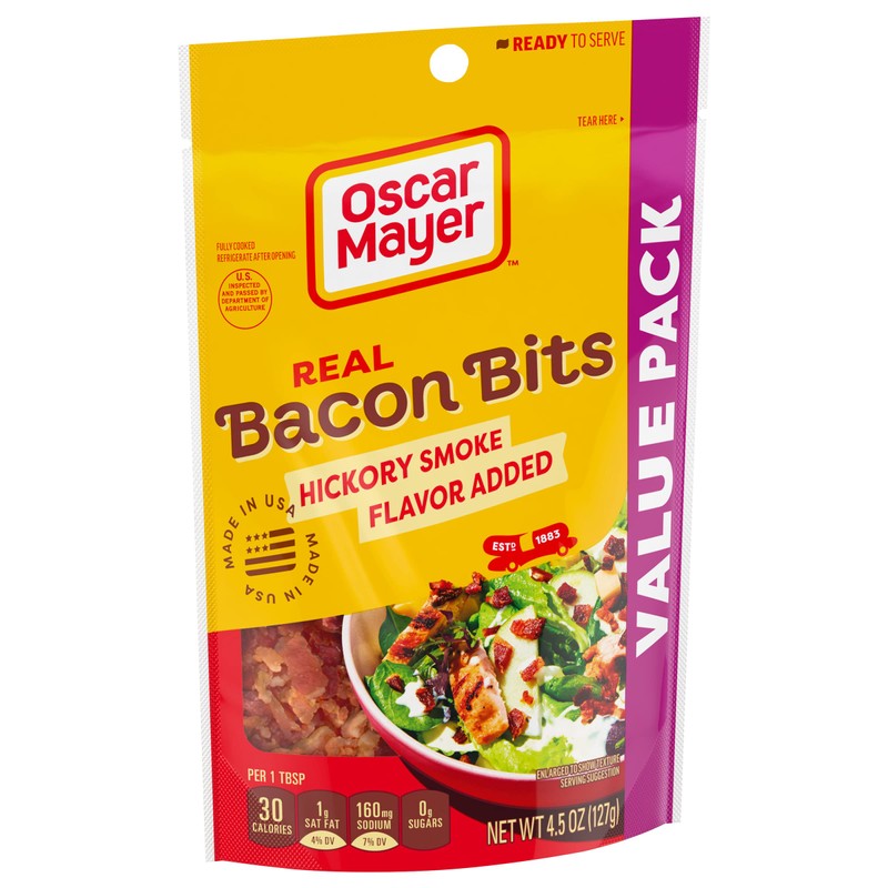 Oscar Mayer Real Bacon Bits Value Pack, 4.5 oz Bag,