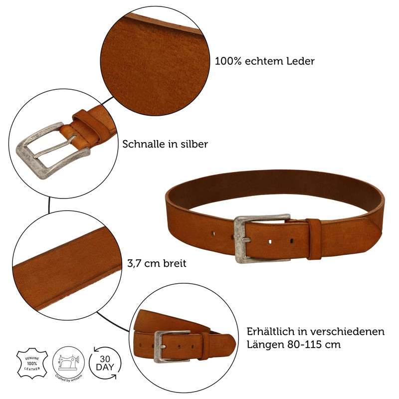 Gusti Women's Men's Leather Belt - Lane Leather Belt Women's