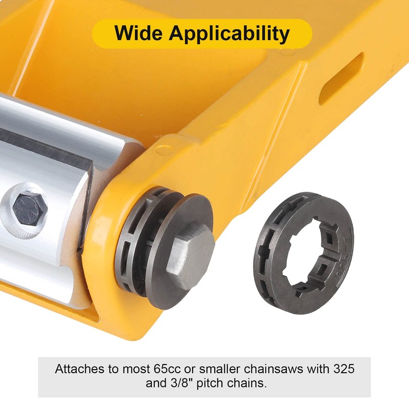 HOTYELL Log Peeler, Log Debarking Tool as Chainsaw Attachment, Efficient