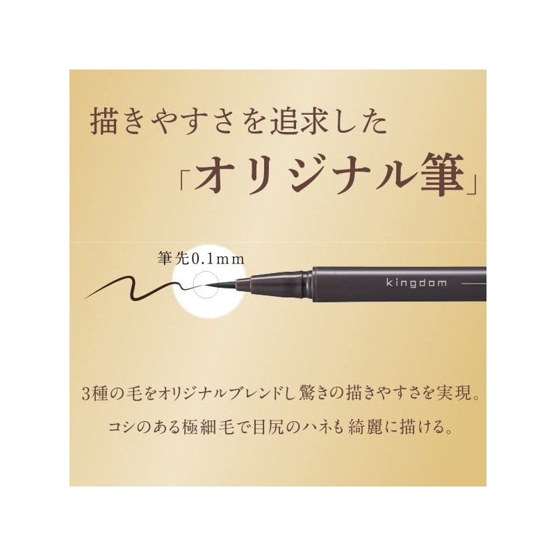 Kingdom KINGDOM Liquid Eyeliner R1 Orange Brown (Does Not Fall