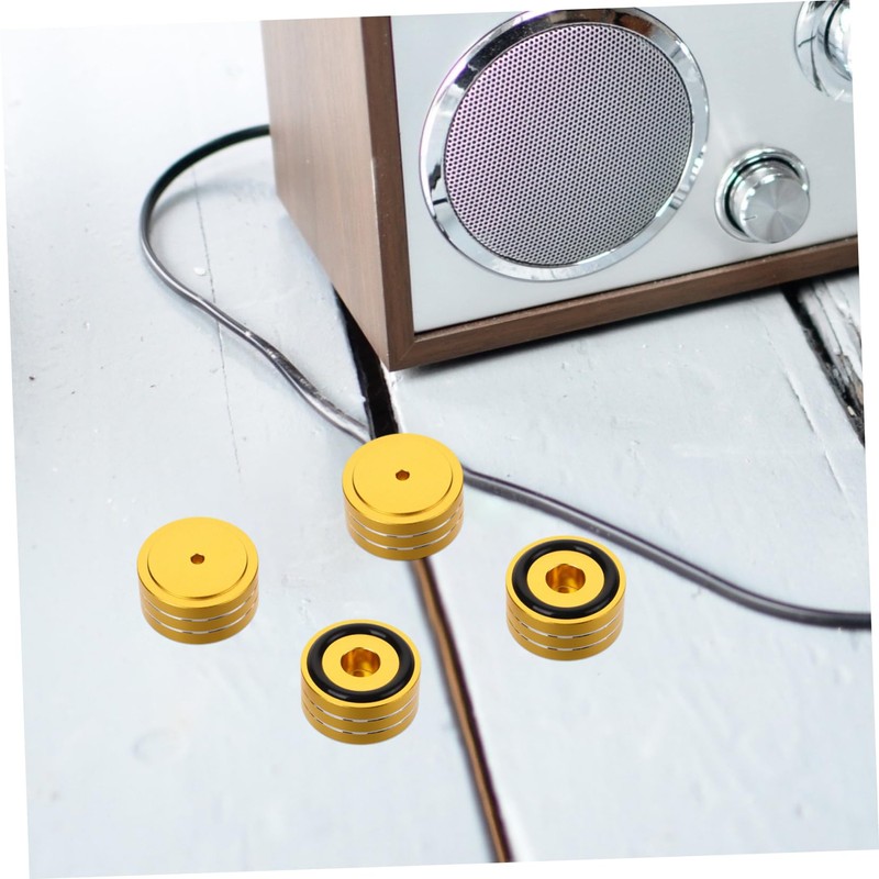 TEHAUX 4 Sets Speaker Feet Pads of Amplifier Protective Feet