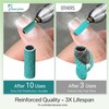 Maryton 500Pcs Mini Sanding Bands for Nail Drill, Coarse 100