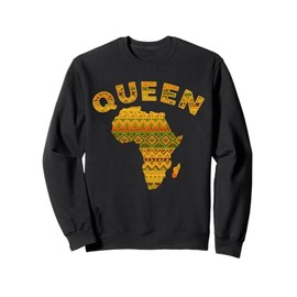 African Attire Women Tops Girls Kente Afro African Queen Sweatshirt