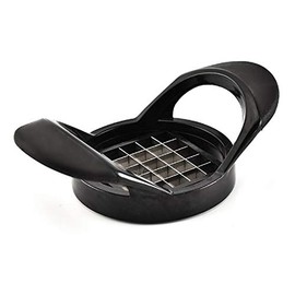 IKAAR Pommesschneider Kartoffelschneider Pommes Frites Schneider Schwarz