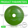 3PCS Glass Cutting Disc, 100mm Manganese Steel Glass Cutting Wheel,