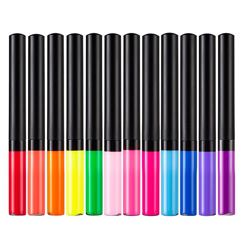 12PCS Liquid Colored Eyeliner Waterproof Fadeless Matte Eyeliner Pencil Set