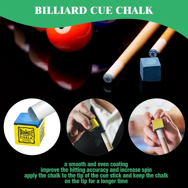 Yuahar 21 Billiards Pool Table Cleaning Set W Wooden Pool
