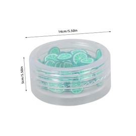 FOMIYES Large Selection of Nail Manicure Pieces 12pcs Ceramic Slices for Women's Diy Craft