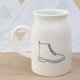300ml 'Work Boot' Ceramic Milk Jug (MJ00006499)