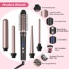 5 in 1 Curling Iron Wand, 4 Heating Levels Curling