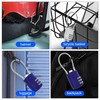 MEIRIYFA Combination Lock 3 Digit Cord Password Padlock Outdoor Waterproof