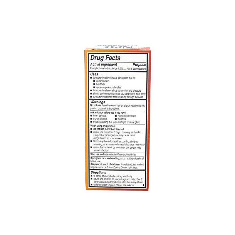 Neo-Synephrine Nasal Spray , Extra Strength Formula, 0.5 Ounces