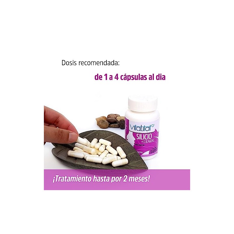 Silicio Colgeno Revitaliza tu piel Fortalece tendones, uas y cabello