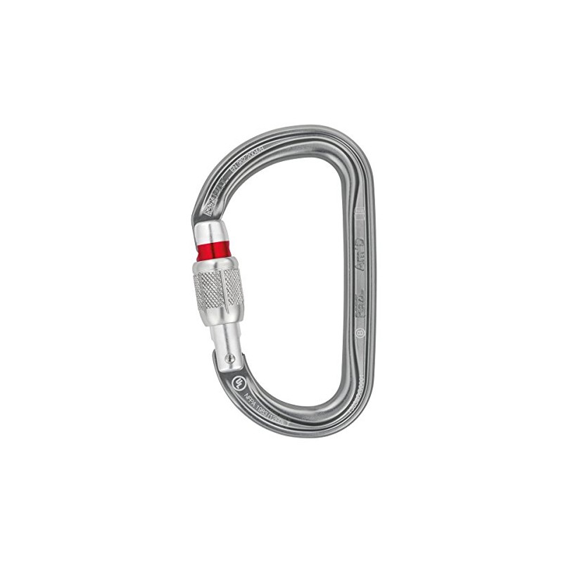 PETZL Am'D Screw Lock Carabiner Grey