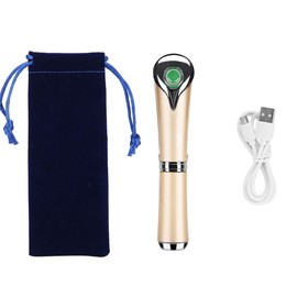 Electric Multi functional Ion Eye Beauty Machine Wrinkles Smoothing Anti Aging (Luxury Gold)