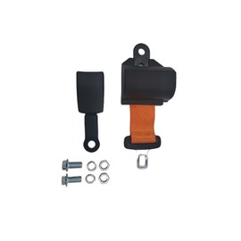 Universal Forklift Seat - Belts and for Golf Cart Tractor Mower Buggy Retractable Red 46inch New