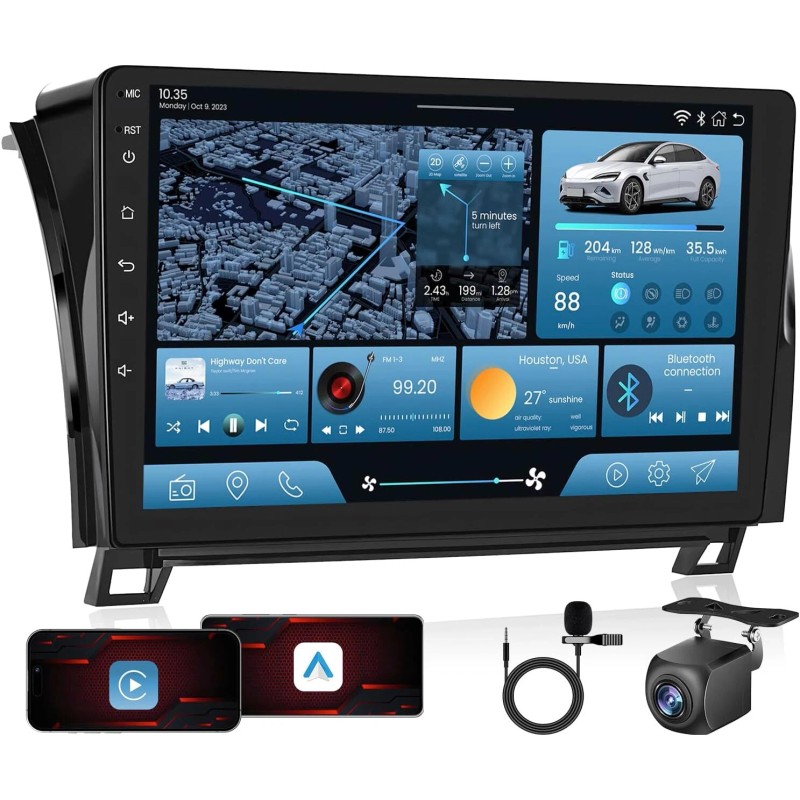 Apple Carplay For Toyota Tundra 2007-2013 Sequoia 2008-19 Car Stereo