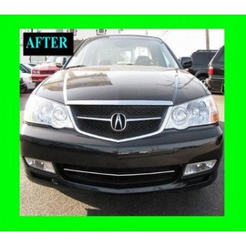 312 MOTORING Compatible With ACURA TL 1999-2003 CHROME GRILLE GRILL KIT 2000 2001 2002 99 00 01 02 03 3.2 TYPE-S TYPE S