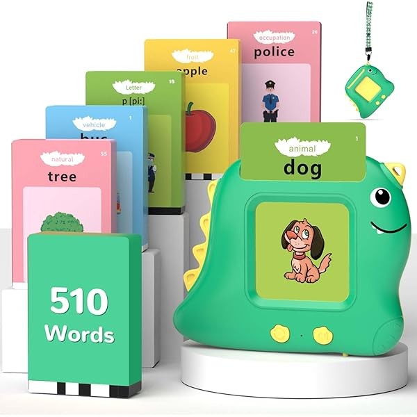 Toddler Toys Talking Flash Cards with 510 Sight Words, Montessori