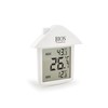 BIOS Weather Indoor/Outdoor Digital Suction Cup Thermometer White 4.25-Inch x