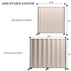 Madamera Adjustable Room Divider, 7 ft x 10 ft, 4