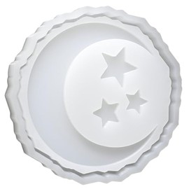 Moon and Stars Coaster Silicone Mold