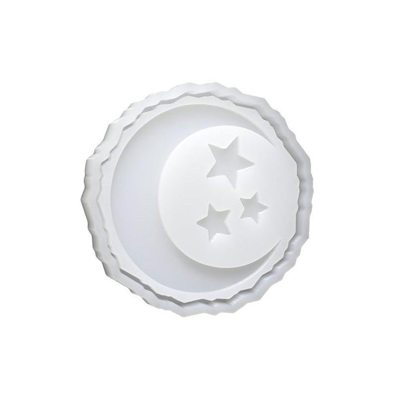 Moon and Stars Coaster Silicone Mold